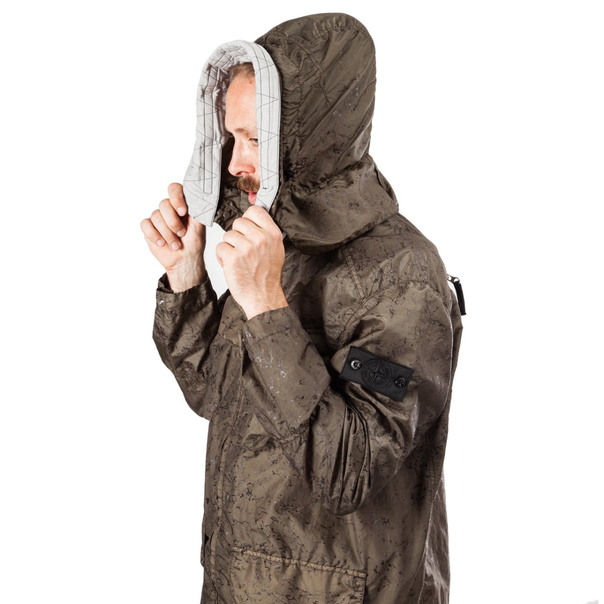 Stone Island Shadow Project Field Jacket Nylon Metal 'Spider' Watro (Olivgrün) - Allike Store