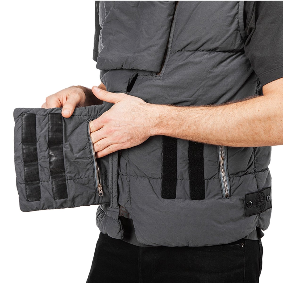 Stone Island Shadow Project Weste (Grau) - Allike Store
