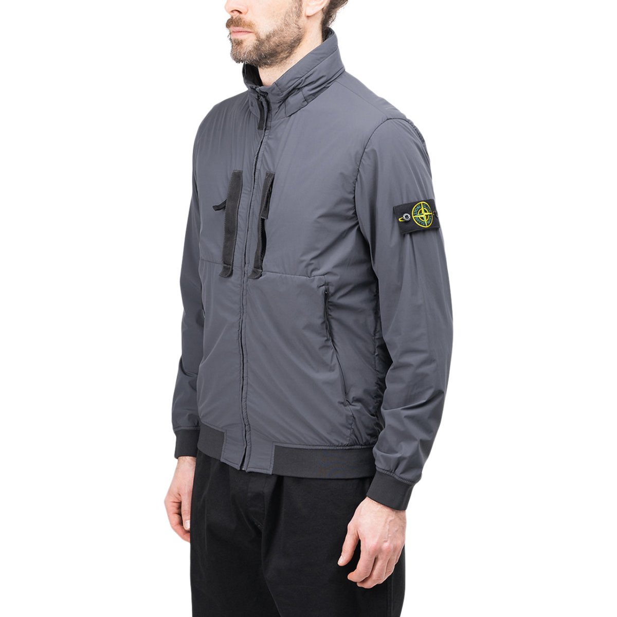 Stone Island Skin Touch Nylon-TC Jacket (Dunkelgrau) - Allike Store