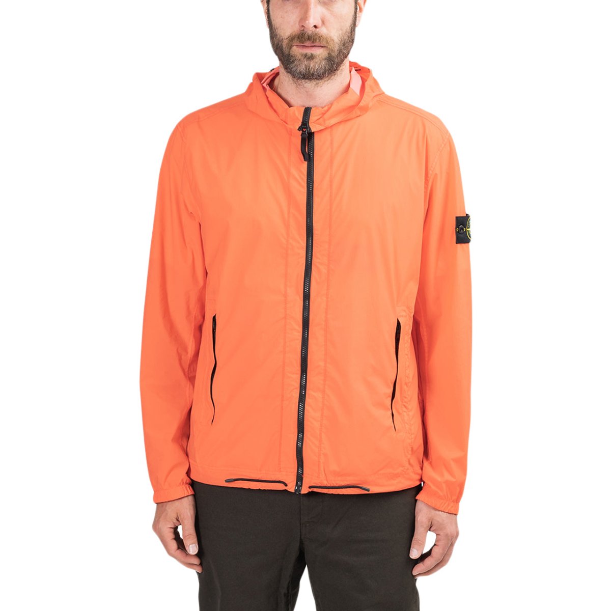 Stone Island Skin Touch Nylon-TC Packable Jacket (Orange) - Allike Store