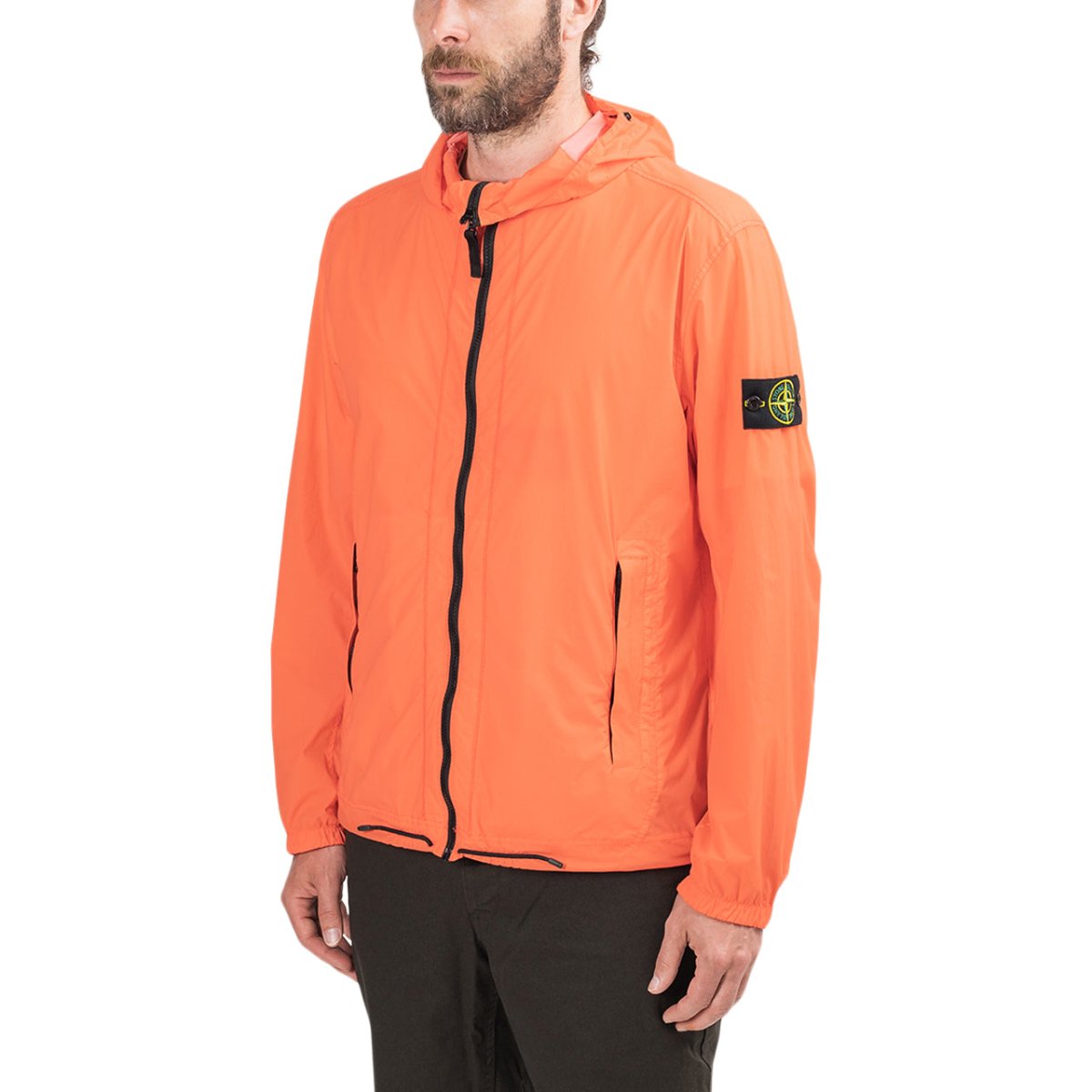 Stone Island Skin Touch Nylon-TC Packable Jacket (Orange) - Allike Store