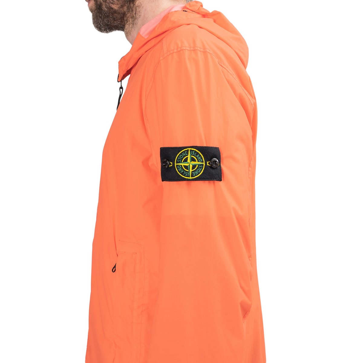 Stone Island Skin Touch Nylon-TC Packable Jacket (Orange) - Allike Store