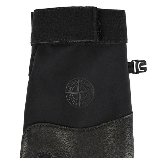 Stone Island Soft Shell-R Gloves (Schwarz) - Allike Store