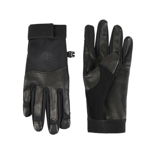 Stone Island Soft Shell-R Gloves (Schwarz) - Allike Store