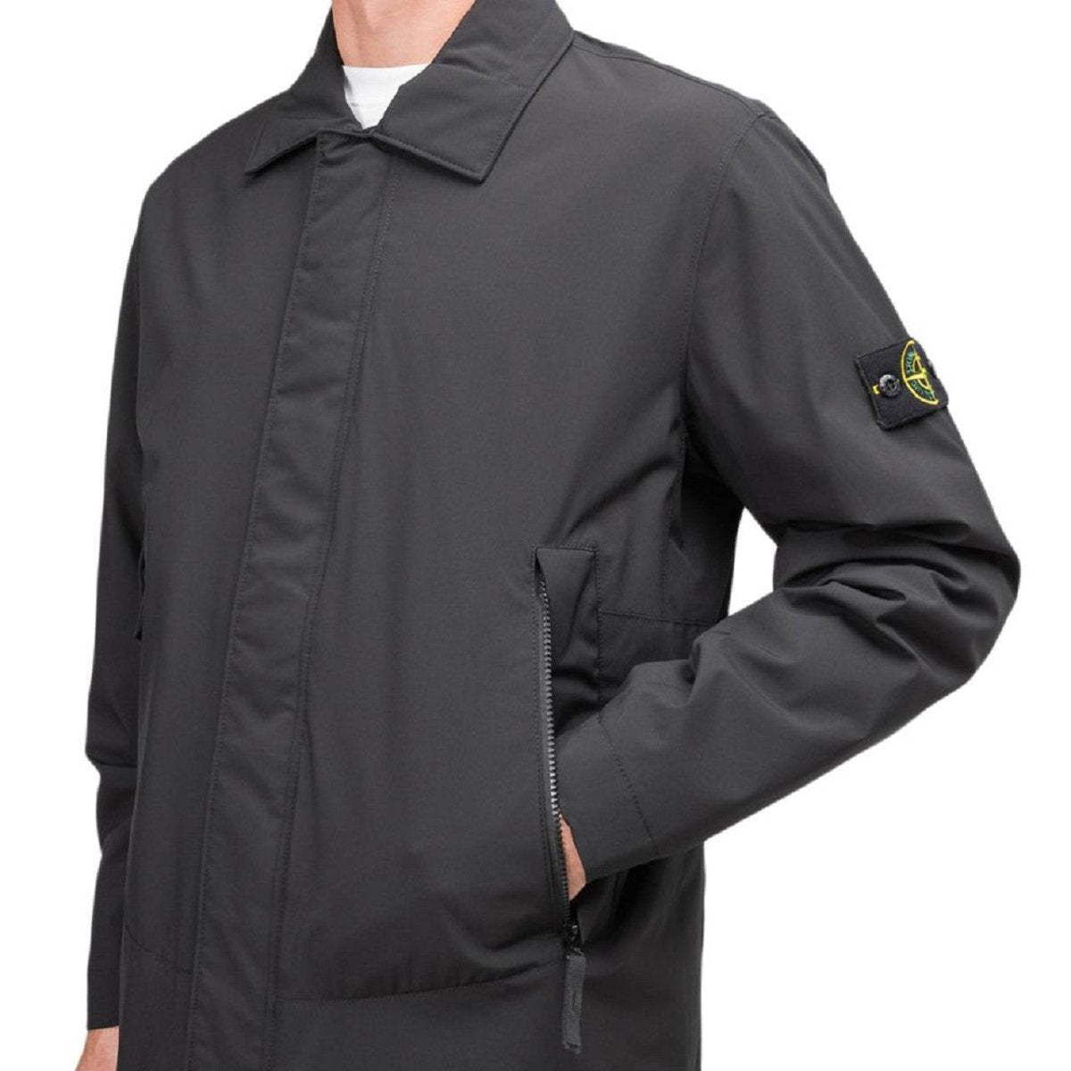 Stone Island Soft Shell-R Primaloft Jacket (Schwarz) - Allike Store