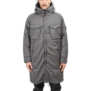 Stone Island Strech Wool Nylon-TC Down Jacket 'Ghost Piece' (Grau) - Allike Store