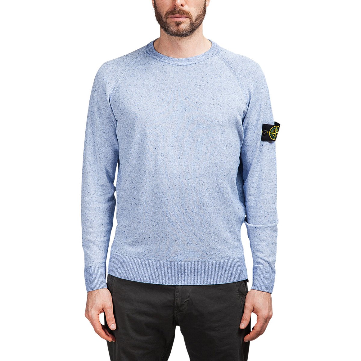 Sweater Stone Island Pullover Hellblau Stone Island Marina Men's