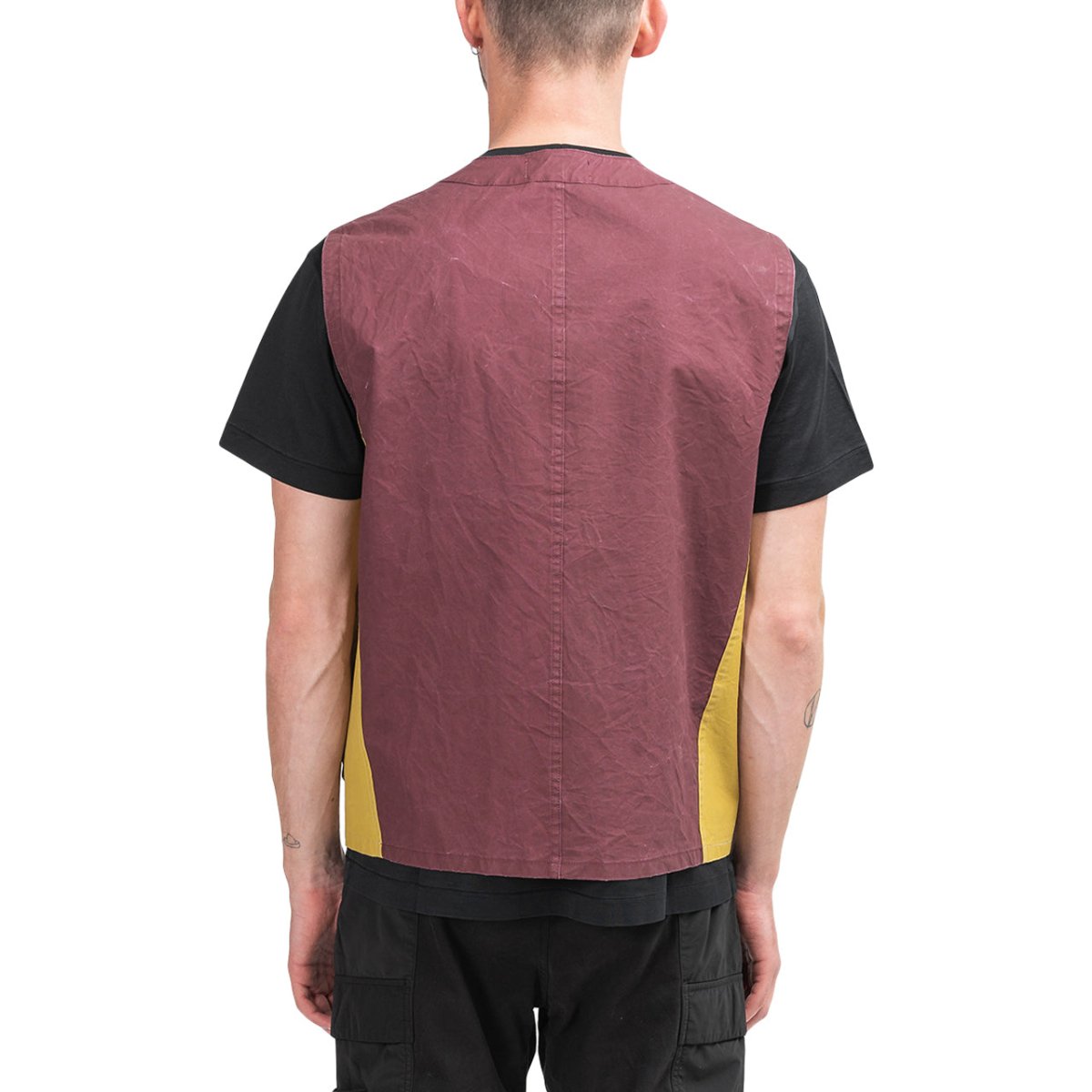 Stone Island Tela Placcata Bicolore Vest (Multi) - Allike Store