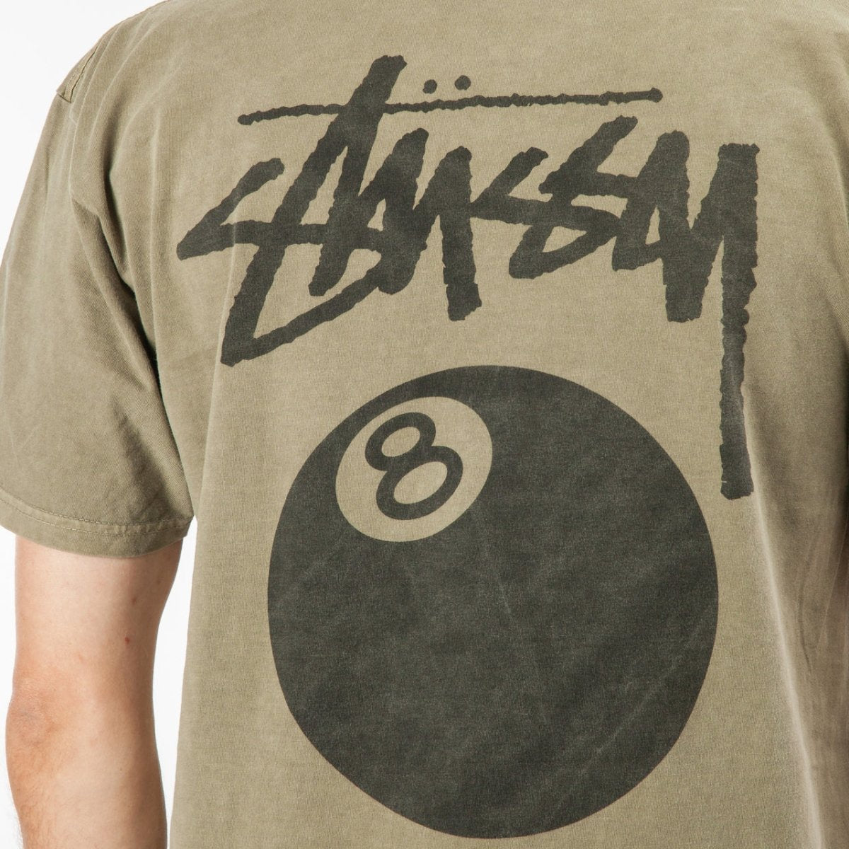 Stüssy 8 Ball Dyed Tee (Olive) - Allike Store