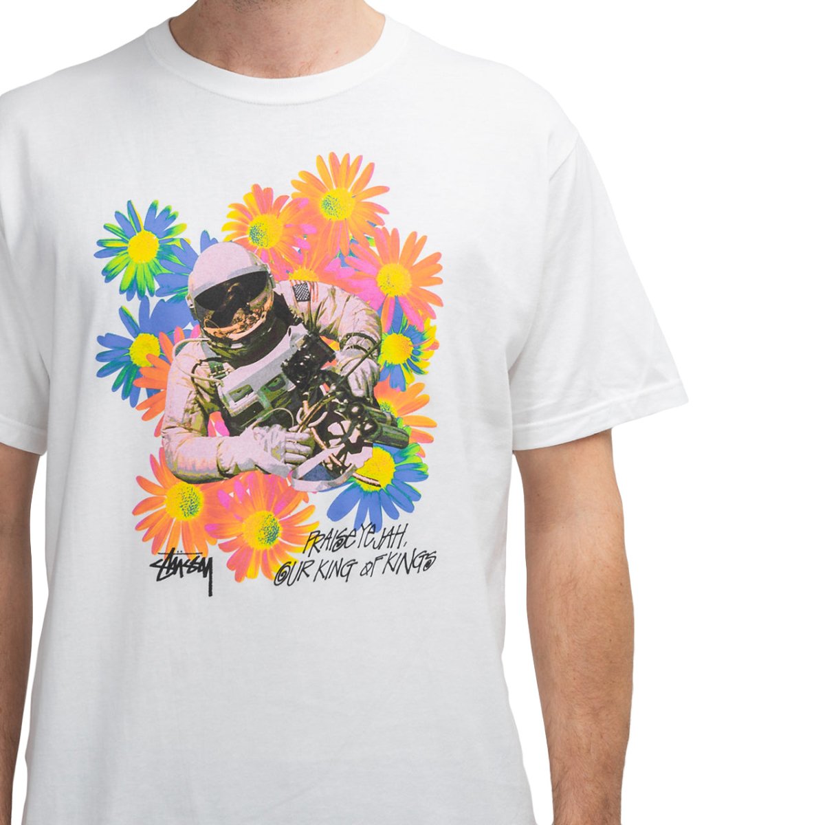 Stüssy Astronaut Tee (Weiß) - Allike Store