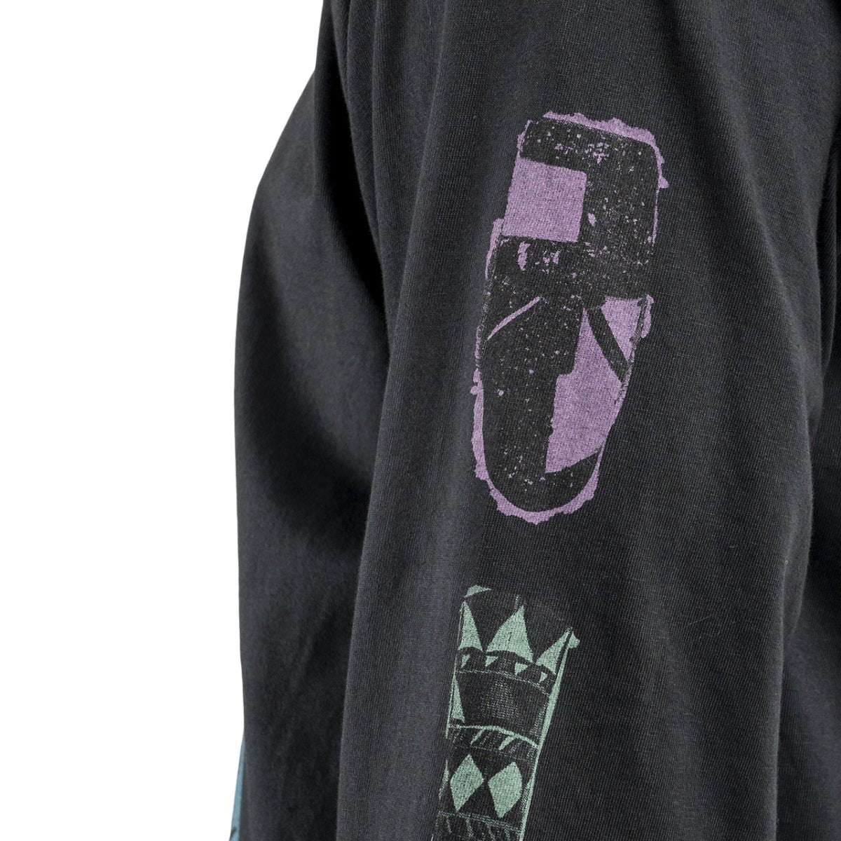 Stüssy Autumn Masks Pig. Dyed LS Tee (Schwarz) - Allike Store