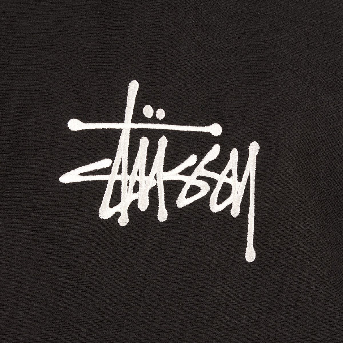 Stüssy Basic Applique Hoodie (Schwarz) - Allike Store