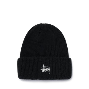 Stüssy Basic Cuff Beanie (Schwarz) - Allike Store