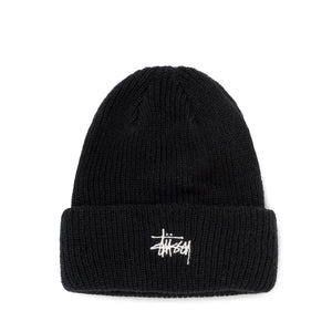 Stüssy Basic Cuff Beanie (Schwarz) - Allike Store