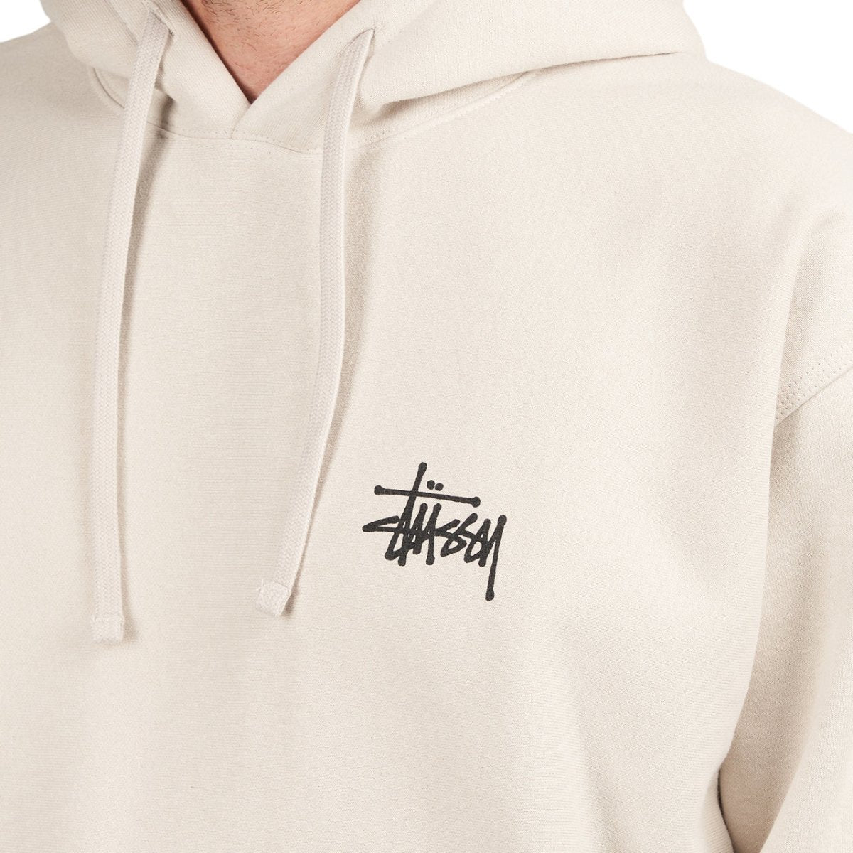 Stüssy Basic Hoodie (Beige) - Allike Store