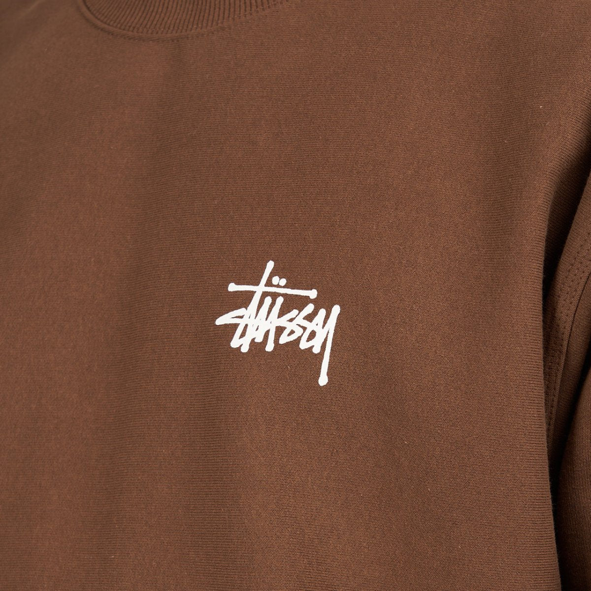 Stüssy Basic Stüssy Crew (Braun) - Allike Store