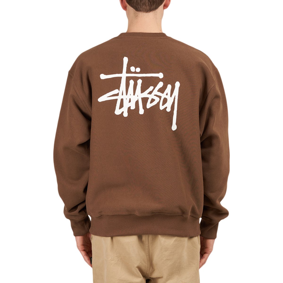 Stüssy Basic Stüssy Crew (Braun) - Allike Store