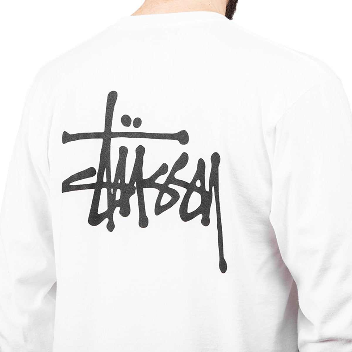 Stüssy Basic Stüssy L/S Tee (Weiß) - Allike Store