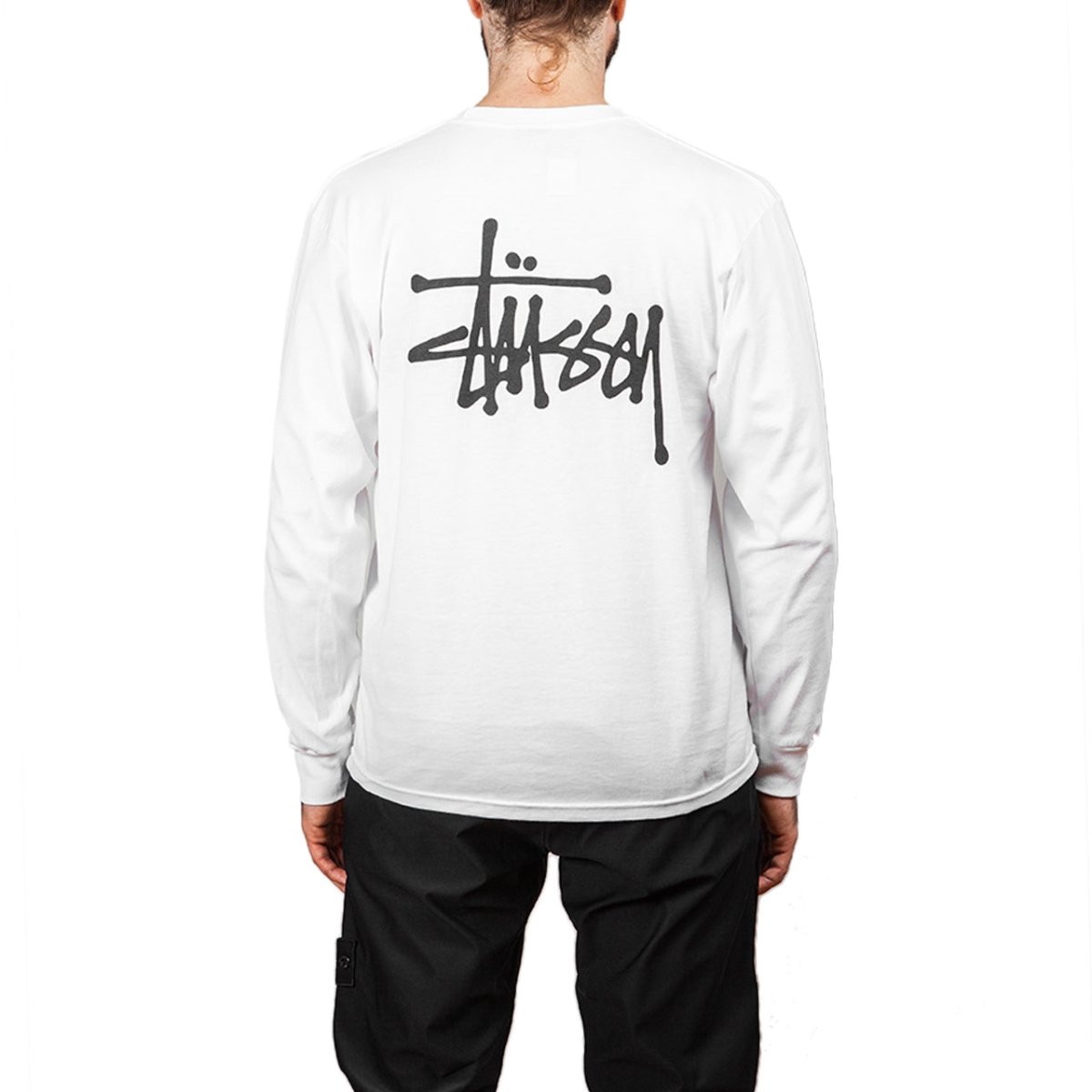 Stüssy Basic Stüssy L/S Tee (Weiß) - Allike Store
