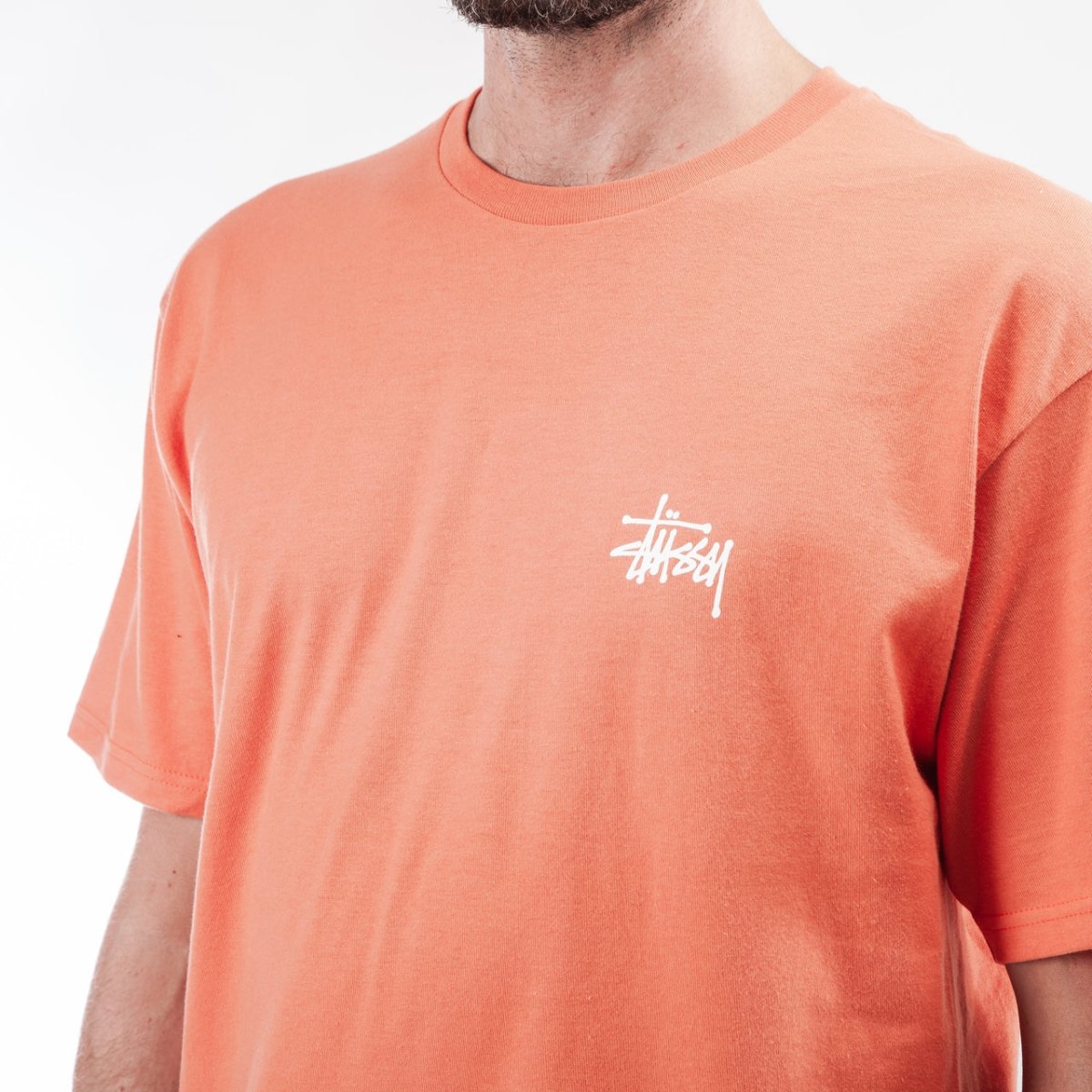 Stüssy Basic Stüssy Tee (Orange) - Allike Store