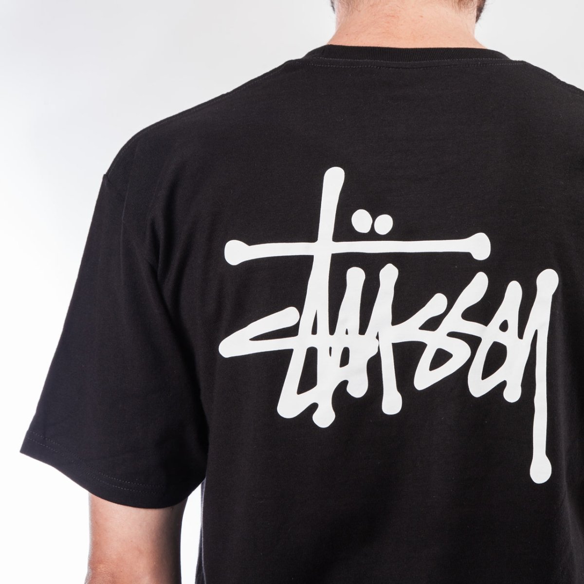 Stüssy Basic Stüssy Tee (Schwarz) - Allike Store