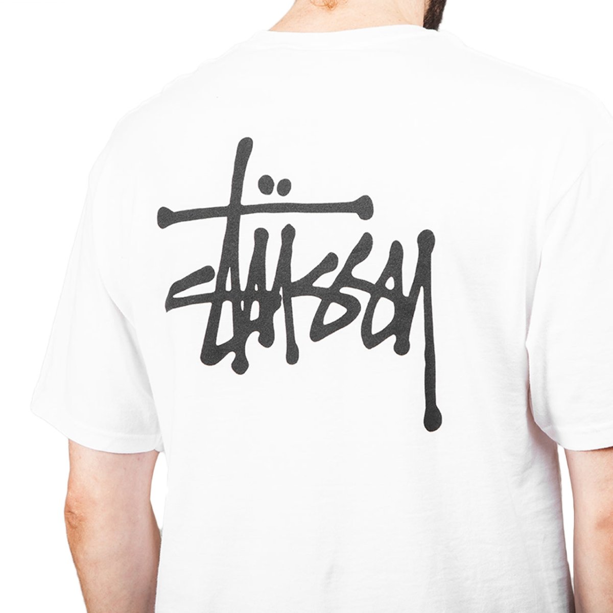 Stüssy Basic Stüssy Tee (Weiß) - Allike Store