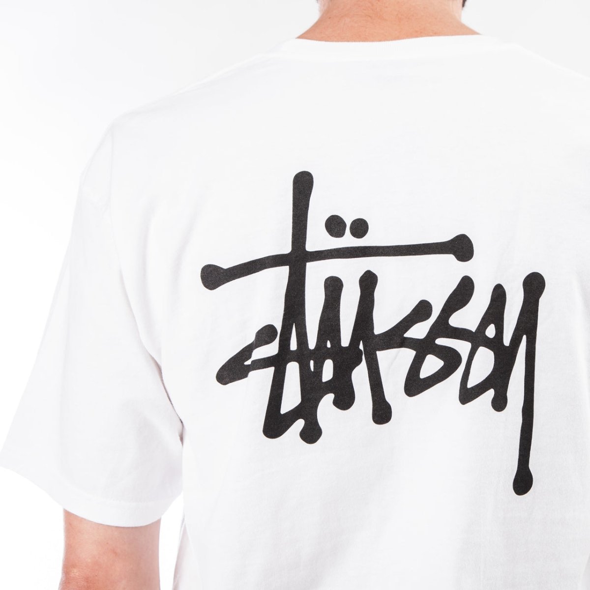 Stüssy Basic Stüssy Tee (Weiß) - Allike Store