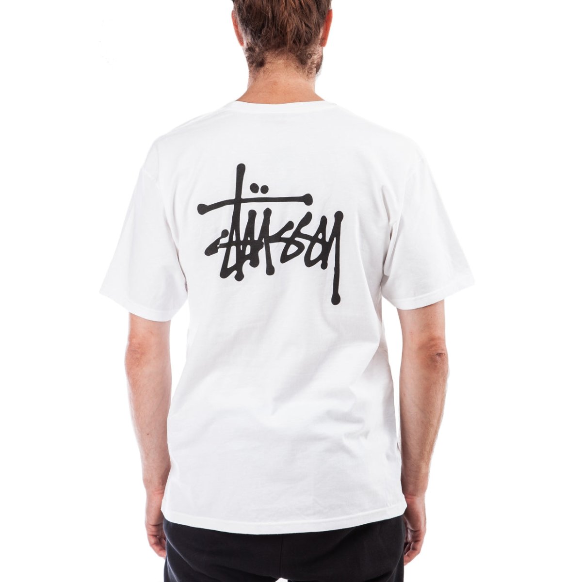 Stüssy Basic Stüssy Tee (Weiß) - Allike Store