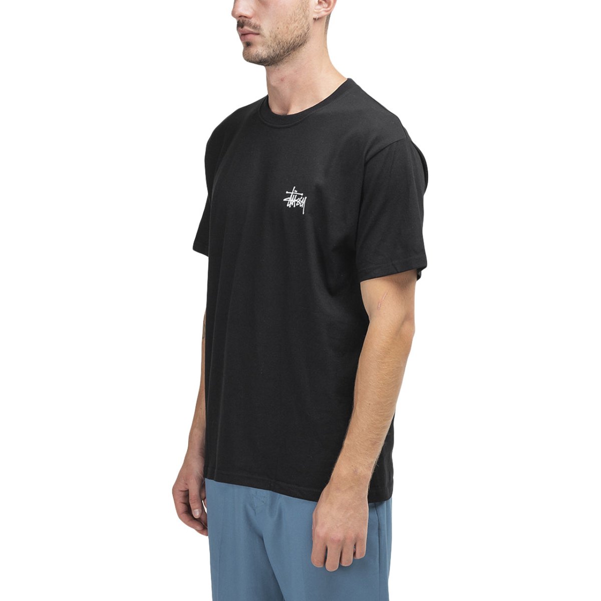 Stüssy Basic Tee (Schwarz) - Allike Store