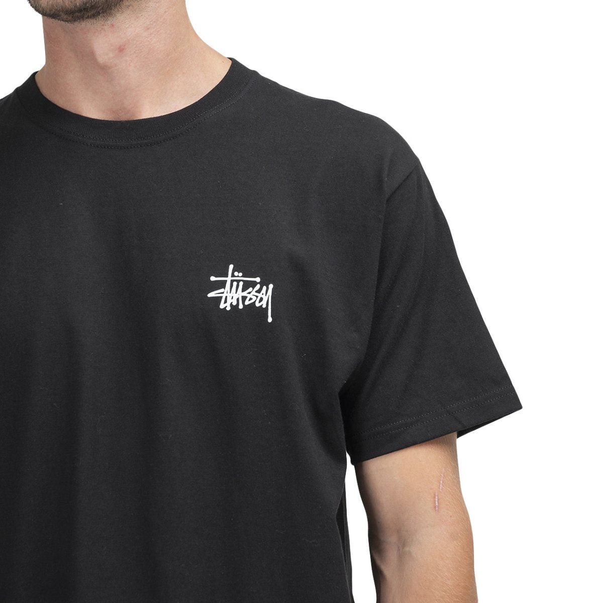 Stüssy Basic Tee (Schwarz) - Allike Store
