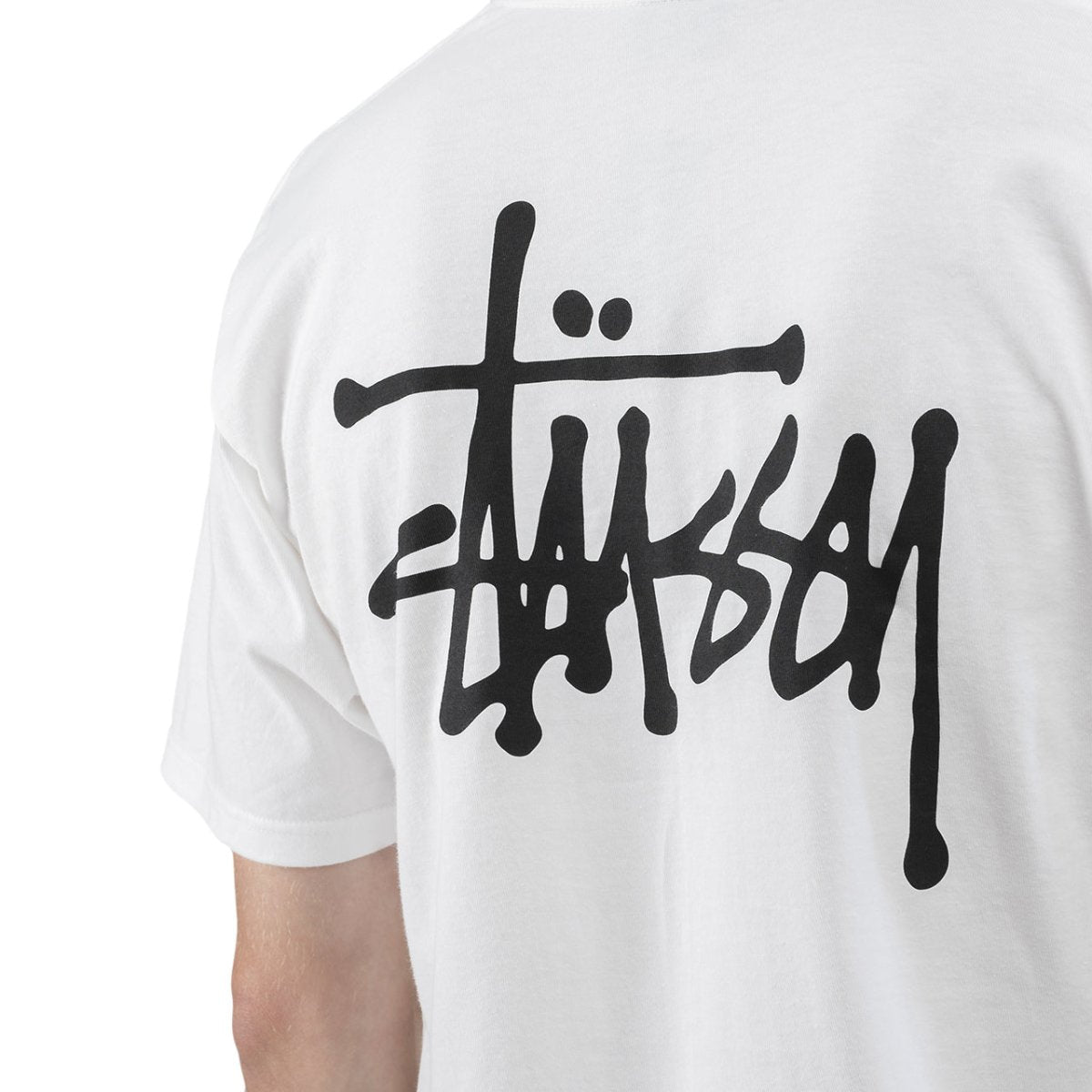 Stüssy Basic Tee (Weiß) - Allike Store
