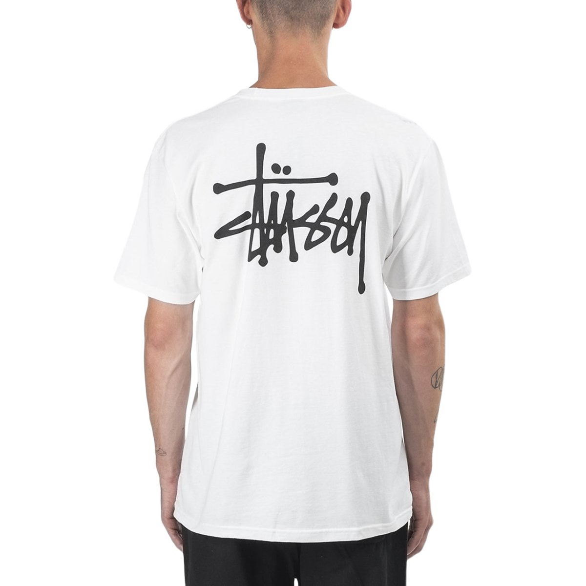 Stüssy Basic Tee (Weiß) - Allike Store