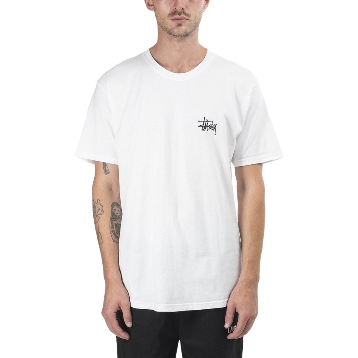 Stüssy Basic Tee (Weiß) - Allike Store
