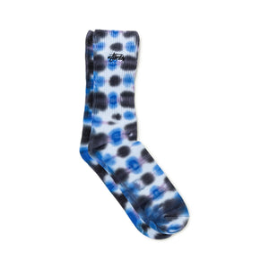 Stüssy Batik Dye Crew Socks (Blau / Schwarz) - Allike Store