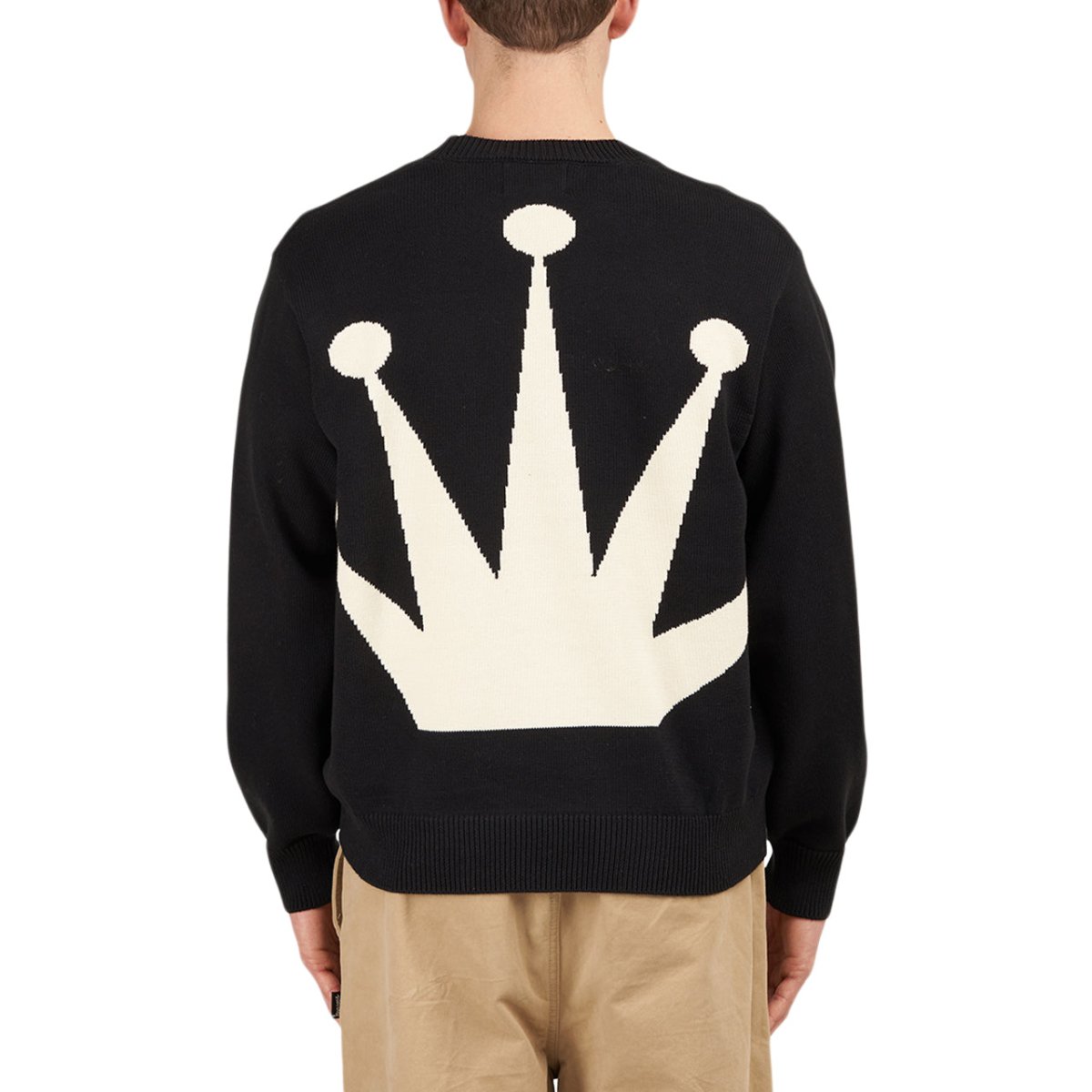 Stüssy Bent Crown Sweater (Schwarz) - Allike Store