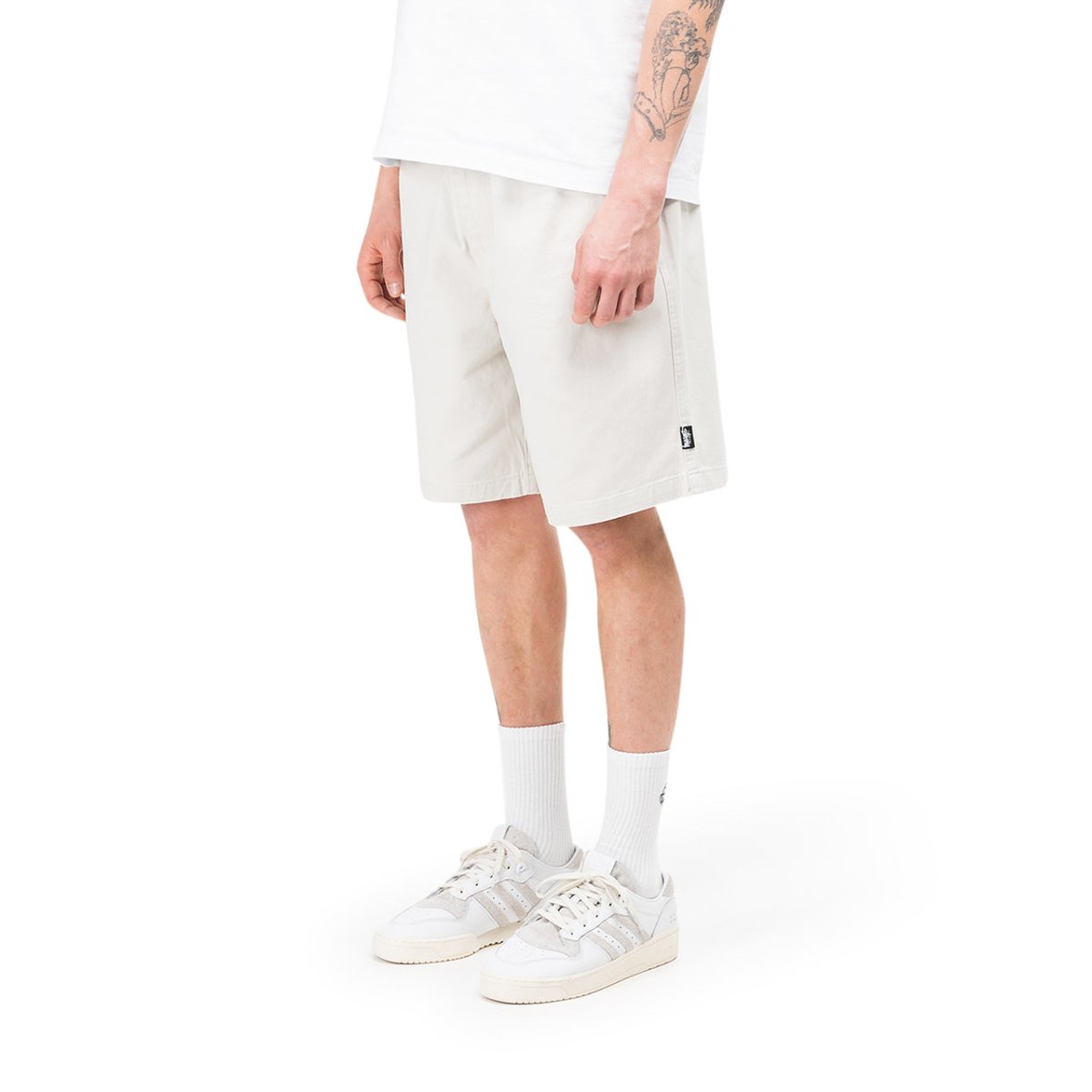 Stüssy Brushed Beach Shorts (Weiß) - Allike Store