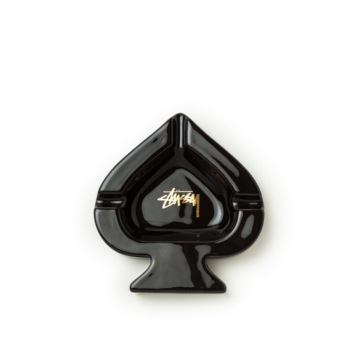 Stüssy Ceramic Spade Ashtray (Schwarz) - Allike Store