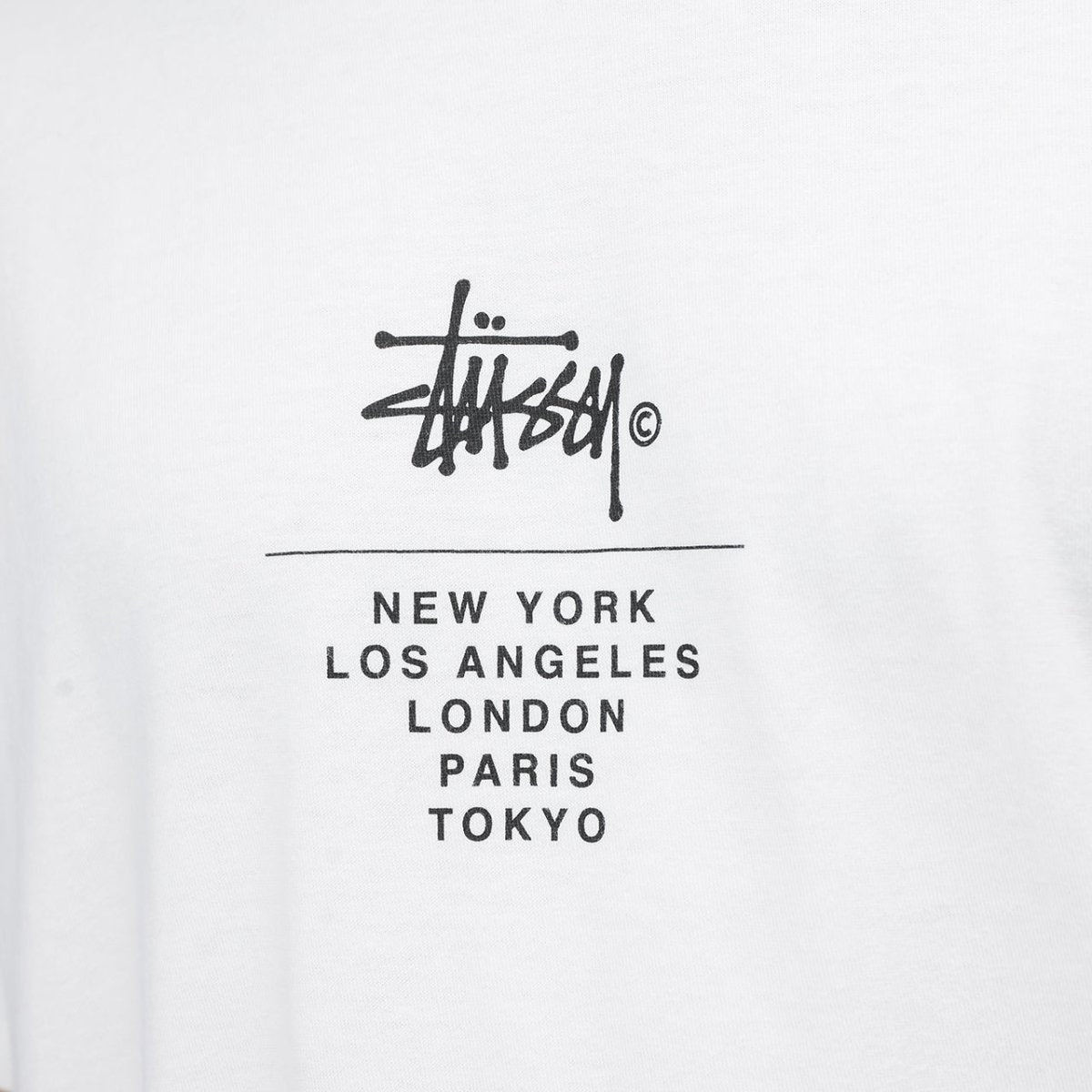 Stüssy City Stack Tee (Weiss) - Allike Store