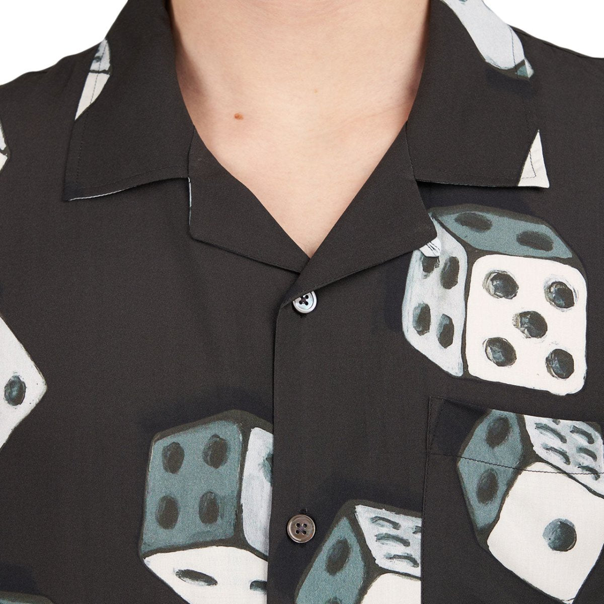 Stüssy Dice Pattern Shirt (Schwarz) - Allike Store