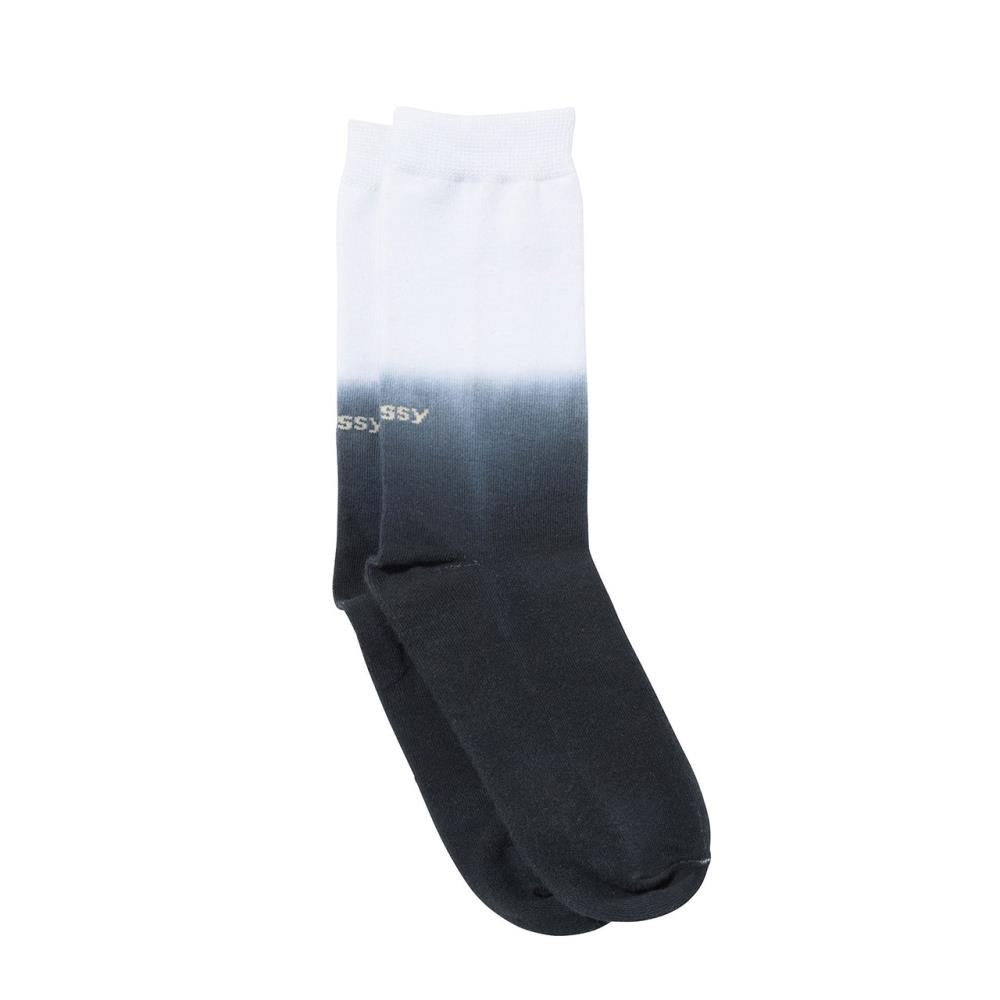 Stüssy Dip Dye Everday Socks (Schwarz / Weiß) - Allike Store