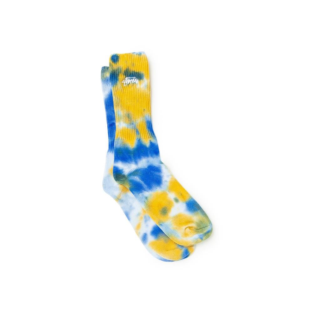 Stüssy Earth DYE Crew Socks (Blau / Gelb) - Allike Store