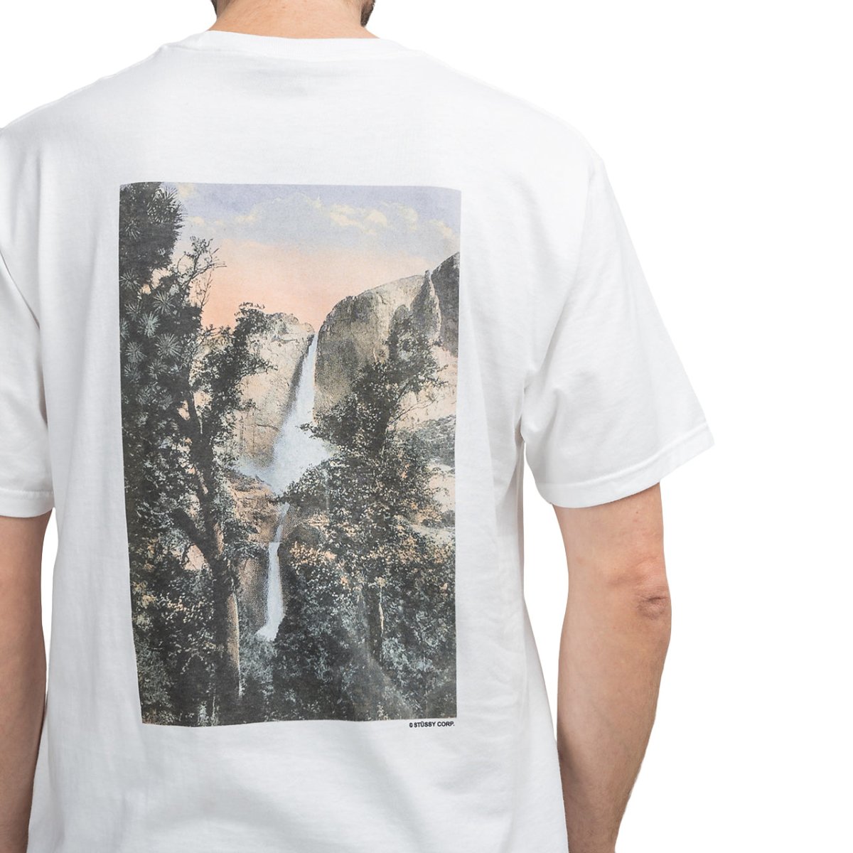 Stüssy Falls Tee (Weiß) - Allike Store