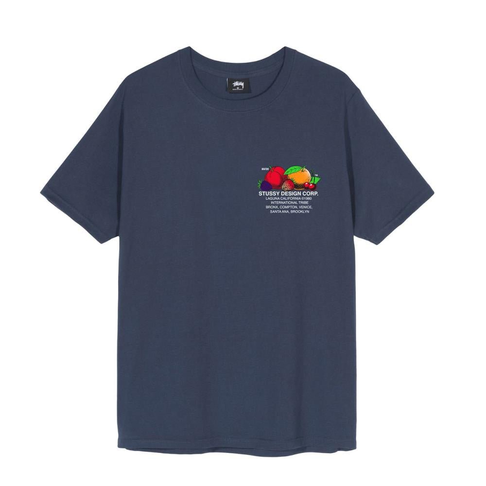 Stüssy Fresh Fruit Tee (Navy) - Allike Store