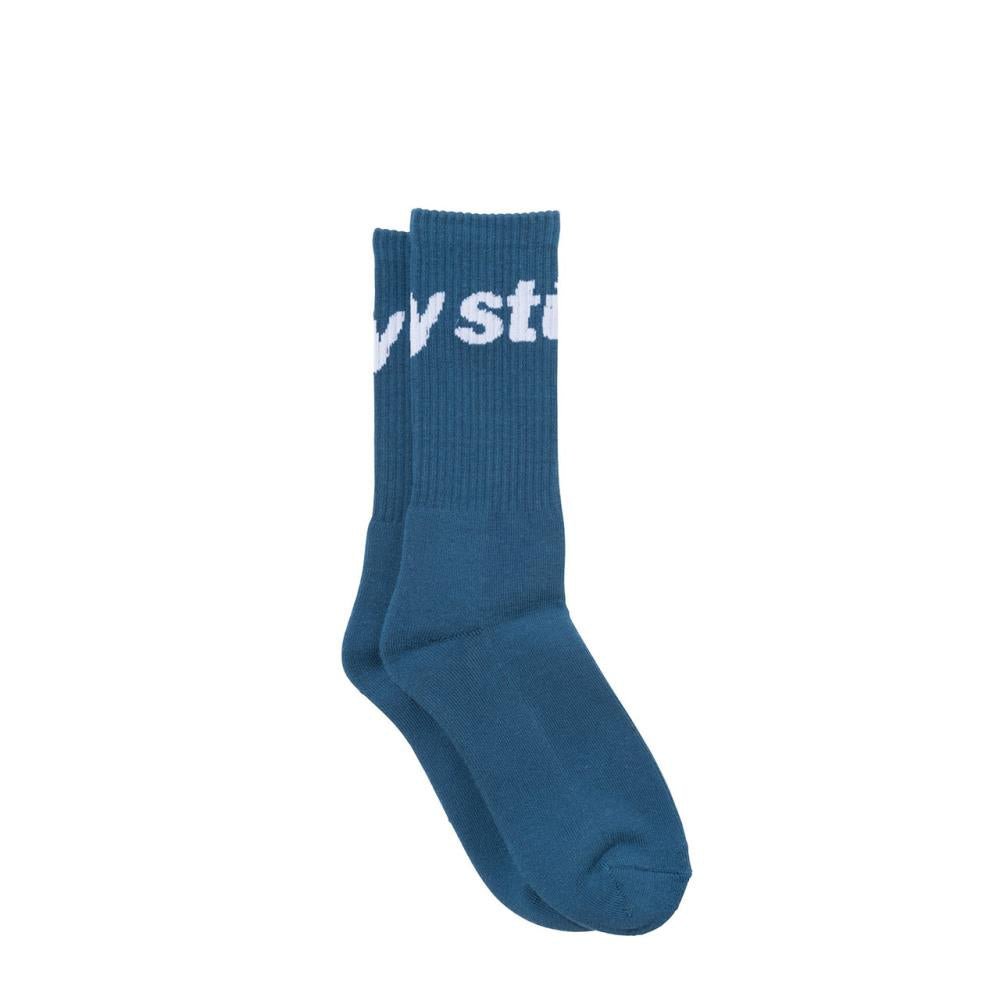 Stüssy Jacquard Logo Socks (Blau) - Allike Store