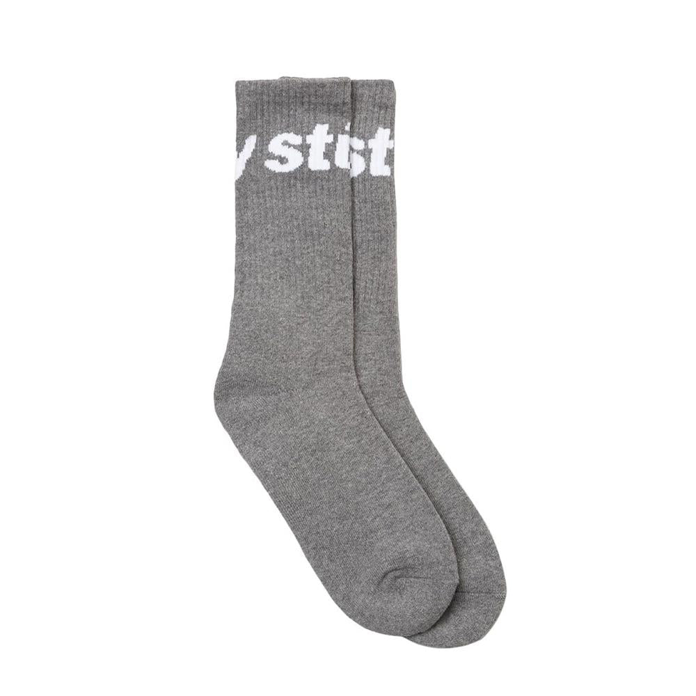 Stüssy Jacquard Logo Socks (Grau) - Allike Store