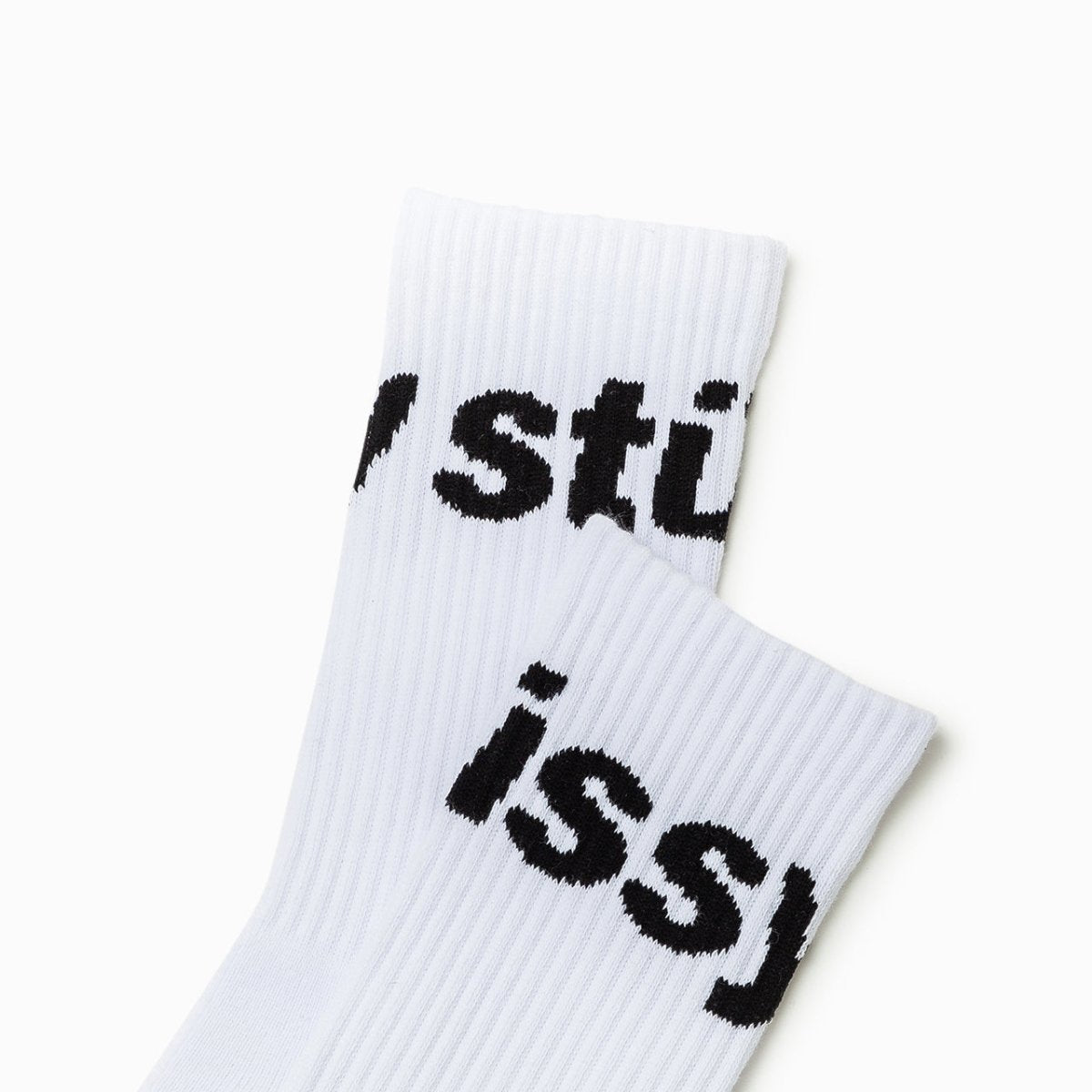 Stüssy Jaquard Logo Socks (Weiß) - Allike Store