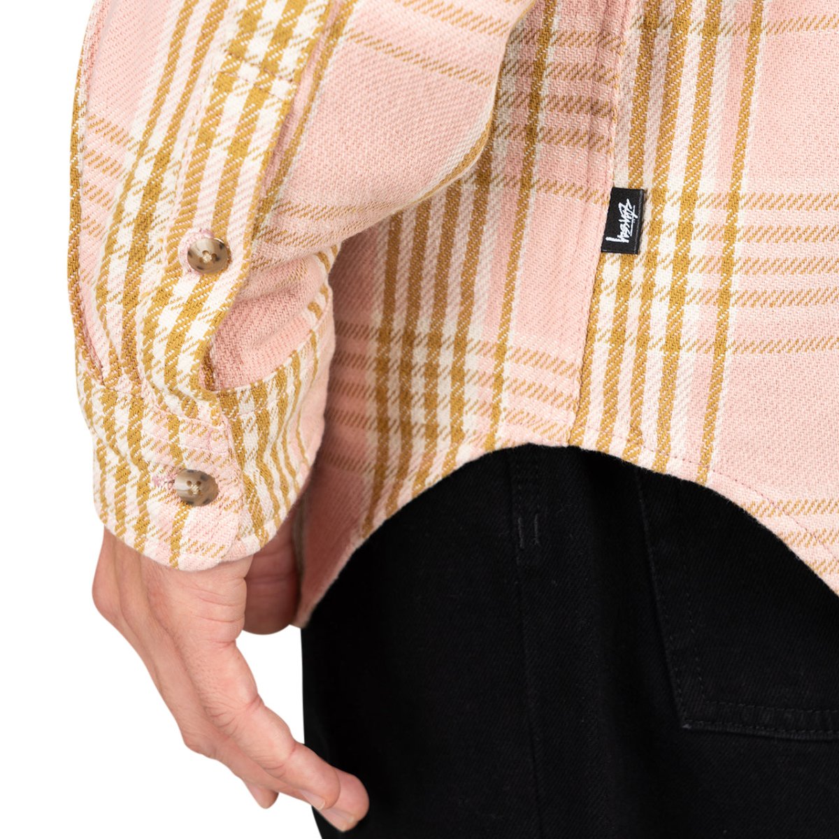 Stüssy Laguna Plaid Shirt (Pink) - Allike Store