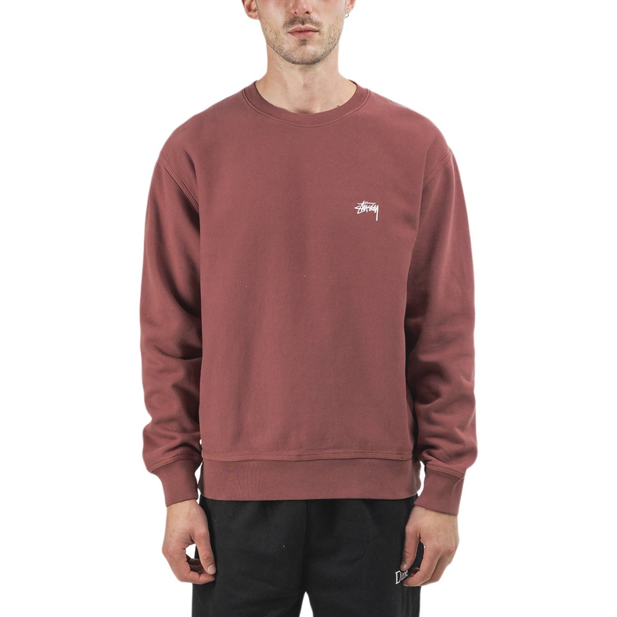 Stüssy Logo Crew (Rostrot) - Allike Store