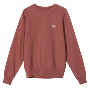 Stüssy Logo Crew (Rostrot) - Allike Store