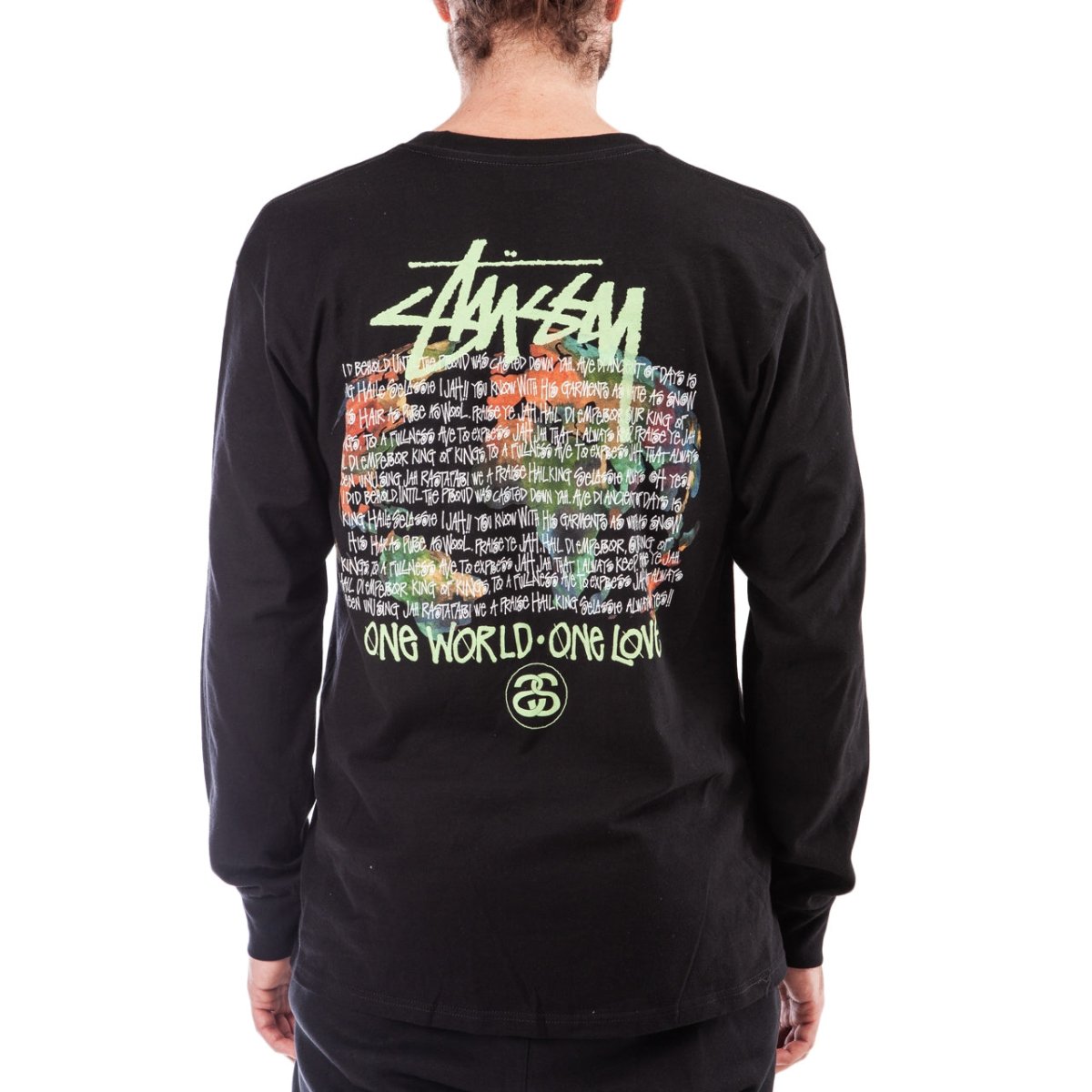 Stüssy One World L/S (Schwarz) - Allike Store